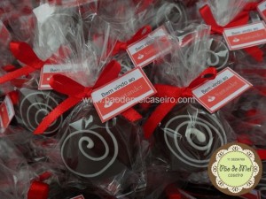 Mini pão de mel para eventos