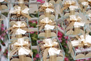 Lembrancinha pão de mel casamento